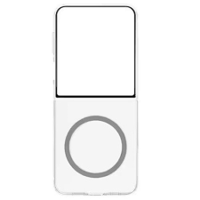 Samsung Galaxy Z Flip 7 Clear mágneses gyári tok, átlátszó tok és táska