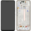 Samsung GH82-28024C Gyári Samsung Galaxy A53 5G OLED kijelző érintővel Fehér kerettel előlap