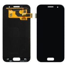 Samsung GH97-19732C Gyári Samsung Galaxy A3 (2017) A320 fekete LCD kijelző érintővel mobiltelefon, tablet alkatrész