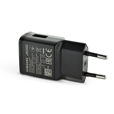 Samsung Hálózati USB töltő (5V / 2A) Fekete (ECO csomagolás) mobiltelefon kellék