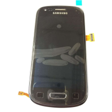 Samsung I8190 Galaxy S3 Mini fekete LCD + érintőpanel kerettel mobiltelefon, tablet alkatrész