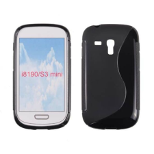 Samsung i8190 Galaxy S3 Mini, Szilikon tok, S-Case, fekete tok és táska