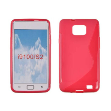 Samsung i9100 Galaxy S2, Szilikon tok, S-Case, rózsaszín tok és táska