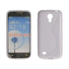 Samsung i9190 Galaxy S4 Mini, Szilikon tok, S-Case, fehér