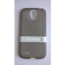 Samsung I9500 Galaxy S4 szürke-fehér kitámasztható hátlap tok tok és táska