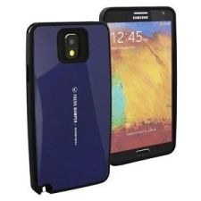 Samsung i9500 i9505 i9506 i9515 Galaxy S4 sötétkék Focus bumper hátlap tok tok és táska