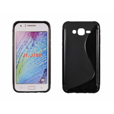 Samsung J700F Galaxy J7, Szilikon tok, S-Case, fekete tok és táska