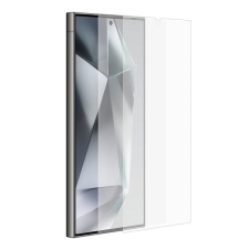 Samsung képernyővédő fólia 2db (törlőkendő + segédkeret) ÁTLÁTSZÓ mobiltelefon kellék