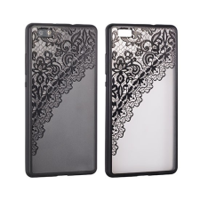 Samsung Lace Samsung A310 Galaxy A3 2016 fekete csipke mintás hátlaptok tok és táska