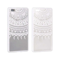 Samsung Lace Samsung G955 Galaxy S8 Plus fehér mandala mintás hátlaptok tok és táska