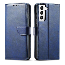 Samsung Mágneses tok Elegáns telefontok Flip tok Samsung Galaxy S22 + (S22 Plus) kék tok és táska