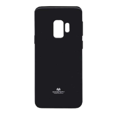 Samsung MERCURY Goospery szilikon telefonvédő (csillámporos) FEKETE Samsung Galaxy S9 (SM-G960) tok és táska
