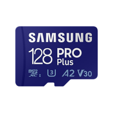 Samsung MicroSD kártya - 128GB MB-MD128KA/EU (PRO PLUS, UHS-I, R160/W120, adapter, 128GB) memóriakártya