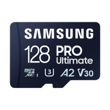 Samsung microsd kártya - 128gb mb-my128sa/ww (pro ultimate, class10, r200/w130, adapter, 128gb) memóriakártya