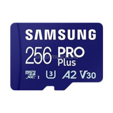 Samsung MicroSD kártya - 256GB MB-MD256SA/EU (PRO PLUSZ, USH-I, R180/W130, adapter, 256GB) (MB-MD256SA/EU) memóriakártya