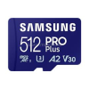 Samsung MicroSD kártya - 512GB MB-MD512SA/EU (PRO PLUS, UHS-I, R180/W130, adapter, 512GB) (MB-MD512SA/EU)