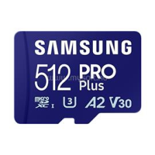 Samsung MicroSD kártya - 512GB MB-MD512SA/EU (PRO PLUS, UHS-I, R180/W130, adapter, 512GB) (MB-MD512SA/EU) memóriakártya