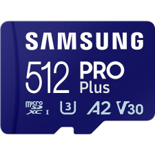 Samsung MicroSDXC 512GB PRO Plus + SD adapter (2023) memóriakártya
