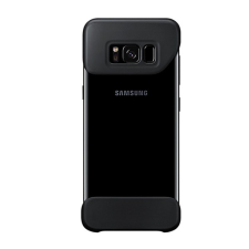 Samsung műanyag telefonvédő (2 részes) FEKETE [Samsung Galaxy S8 (SM-G950)] (EF-MG950CBEG) tok és táska