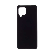 Samsung Műanyag telefonvédő (gumírozott) FEKETE [Samsung Galaxy A42 5G (SM-A425F)] (5996591018881) tok és táska