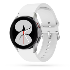 Samsung Okosóra kiegészítők Samsung Galaxy Watch7 okosóra szíj - fehér szilikon szíj okosóra kellék