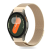 Samsung Okosóra kiegészítők Samsung Galaxy Watch 4 (40 / 42 / 44 / 46 mm) - TECH-PROTECT Milaneseband ”2” - mágneses arany fémszíj (20 mm szíj szélesség)