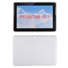 Samsung P5100 Galaxy Tab 10.1, Szilikon tok, S-Case, fehér tablet tok