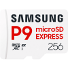 Samsung P9 Express microSD memóriakártya, 256GB, 800/90 MB/s, C10, U3 (MB-MK256T/WW)