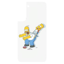 Samsung Panel Samsung GP-TOU021HOXYW Tok Frame Cover Galaxy S22 Simpsons Homer fehér tok tok és táska