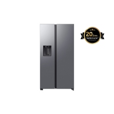Samsung RS70F64KETEO Side-by-Side hűtőszekrény AI Energia üzemmóddal 640 L, matt metál hűtőgép, hűtőszekrény