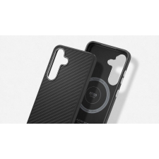 Samsung S25 Plus Aramid ütésálló tok, Fekete-ezüst tok és táska