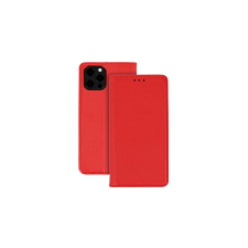 Samsung S721 Galaxy S24 FE, Oldalra nyíló flip tok, Smart, piros tok és táska