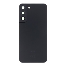 Samsung S906 Galaxy S22+ 5G, Akkufedél, (kamera plexi, ragasztó), fekete mobiltelefon, tablet alkatrész