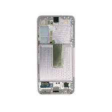 Samsung S911 Galaxy S23 kompatibilis LCD kijelző + érintő, kerettel, lila mobiltelefon, tablet alkatrész