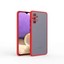 Samsung Samsung A13 4G műanyag tok, Piros-fekete tok és táska