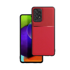 Samsung Samsung Galaxy S22 Noble Case műbőr bevonatos hátlap tok, Piros tok és táska