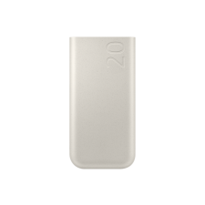 Samsung SFC Powerbank 45W, 20.000 mAh, Bézs power bank