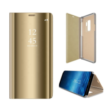 Samsung Smart Clear View Samsung G985 Galaxy S20 Plus 4G / S20 Plus 5G arany okos könyvtok tok és táska