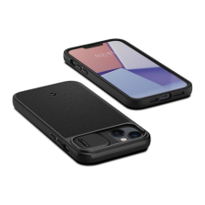 Samsung Spigen Rugged Armor Samsung Galaxy A25 Matte Black tok, fekete tok és táska