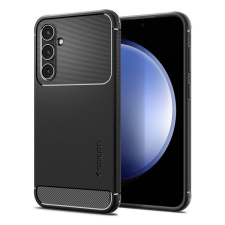 Samsung Spigen Rugged Armor Samsung Galaxy S23 FE tok, Matte Black, fekete tok és táska
