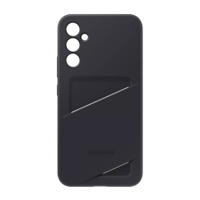 Samsung szilikon telefonvédő (bankkártya tartó) FEKETE Samsung Galaxy A34 5G (SM-A346) tok és táska