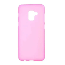 Samsung Szilikon telefonvédő (matt) RÓZSASZÍN Samsung Galaxy A8 Plus (2018) SM-A730F tok és táska
