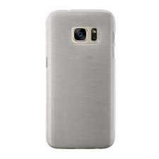Samsung Szilikon telefonvédő (szálcsiszolt minta) FEHÉR Samsung Galaxy S7 (SM-G930) tok és táska