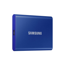 Samsung T7, 2 TB, USB 3.2 Gen.2, AES 256, Kék, Külső SSD merevlemez