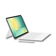 Samsung Tab S10 FE+ Billentyűzetes Tablet TOK!Angol (UK) - Fehér BONTOTT tablet tok