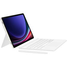 Samsung Tab S9/S9 FE billentyűzetes tok,Fehér tablet tok