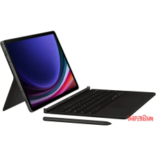 Samsung Tab S9/S9 FE billentyűzetes tok,Fekete tablet tok
