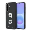 Samsung Telefontok Samsung Galaxy A57 5G - Karl Lagerfeld - Metal Karl & Choupette - hátlap tok, fekete