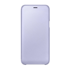 Samsung tok álló (aktív FLIP, oldalra nyíló, bankkártya tartó, karbon minta) LILA Samsung Galaxy J6 (2018) SM-J600F tok és táska
