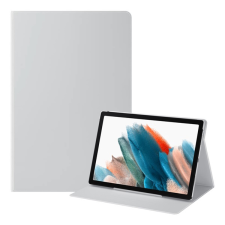 Samsung tok álló, bőr hatású (aktív FLIP, oldalra nyíló, asztali tartó funkció) EZÜST Samsung Galaxy Tab A8 10.5 WIFI (2021) SM-X200, Samsung Galaxy Tab A8 10.5 LTE (2021) SM-X205 tablet tok
